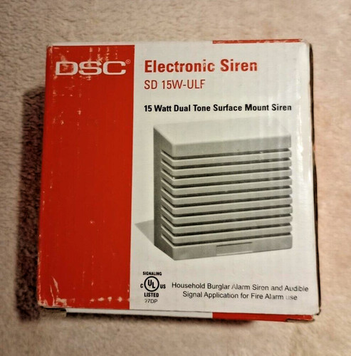 Dsc electronic siren - dsc,